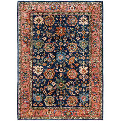 Serapi One-of-a-Kind 4' 3" X 5' 10" Hand Knotted Area Rug