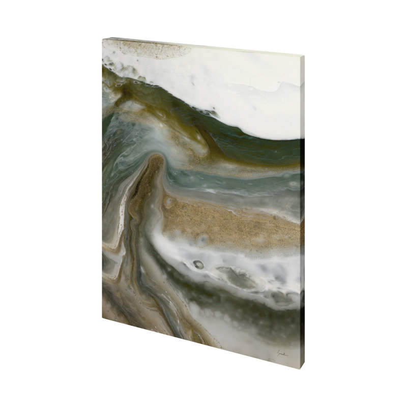 Equatorial Drift I by Gabrielle Crawford a Hand Embelished Textured Canvas, 42" H x 28" W x 1.5" D