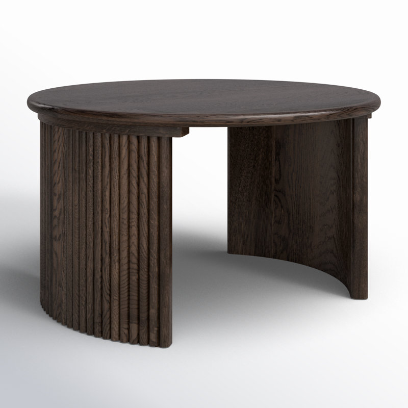Penny Small Coffee Table Dark Brown, 15.75" H x 39" L x 39" W, Espresso