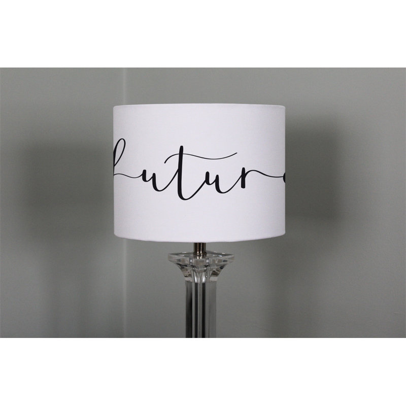 25cm H Canvas Drum Pendant Shade ( Clip On )
