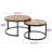 Juhani Nesting Metal Frame Coffee Table