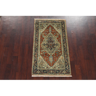 One-of-a-Kind 3' X 5'4" New Age Wool Area Rug in