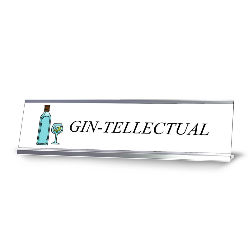 Porte-affiche Gin-Tellectual