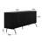 Buffet Cabinet with Vertical Groove Design and Metal Legs, Storage Cabinet for Dining Room, Living Room, and Hallway, Effortless Assembly-812515372