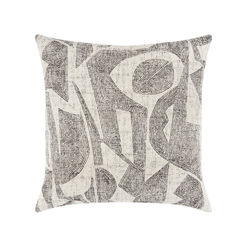 Influence Acrylic Throw Square Indoor/Outdoor Pillow Cover & Insert by Elaine Smith, Light Brown, Polyester, 20"H x 20"W