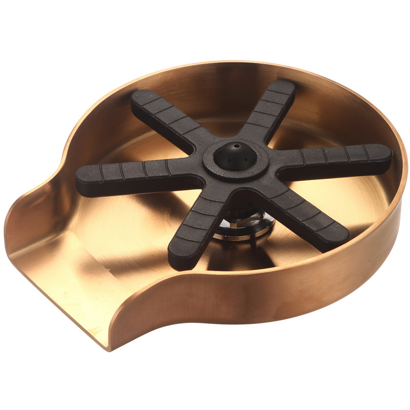Glass Rinser, Brushed Gold