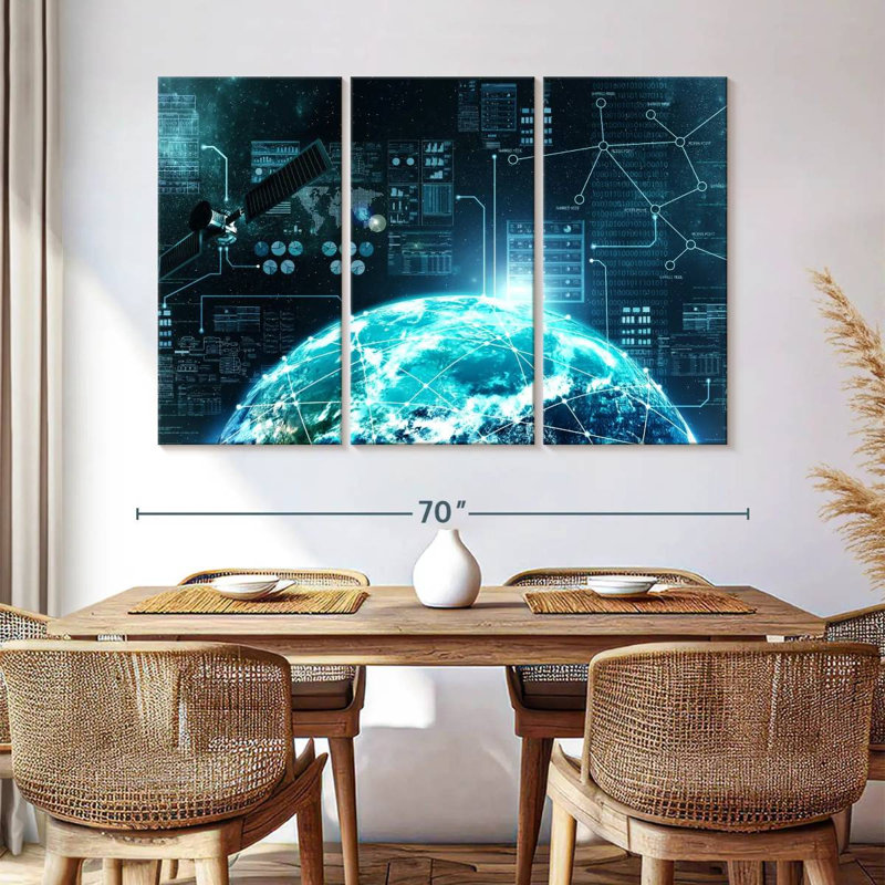 Keiri Internet In Space, 42" H x 65" W