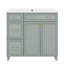 Meuble-lavabo 36 po avec lavabo en céramique-462969162