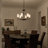 Vetivene 6 - Light Steel Dimmable Chandelier-70048081