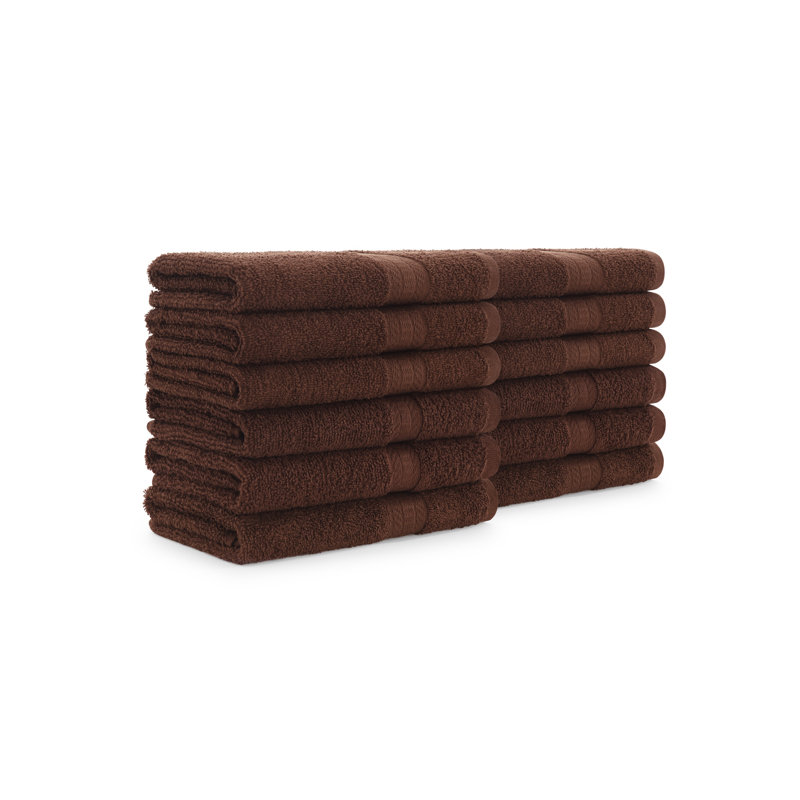 Breit Hand Towel 16x27 (12/Pack), Brown