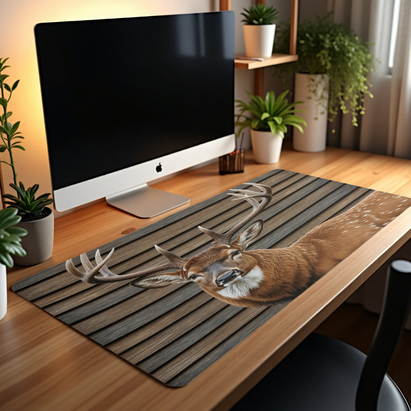 Polyester Desk Pad, 14.4x12.1