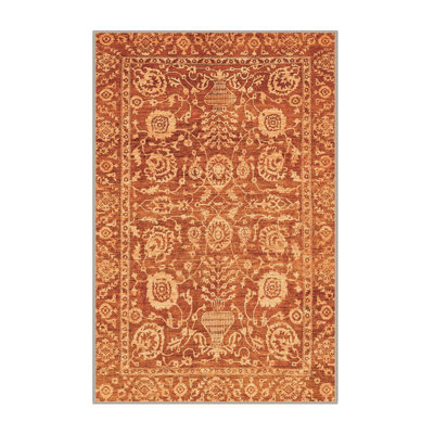 Tapis orange abstraits 451