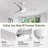Whisper 52" 3-ABS Blade Modern Classic Ceiling Fan With Light And Remote Control, Suitable For Indoor/Outdoor Shelter, Available In 3 Colors-657170006-647661433