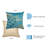 Marina Seaturtle Garden Indoor/Outdoor Blue Square Throw Cushion Cover