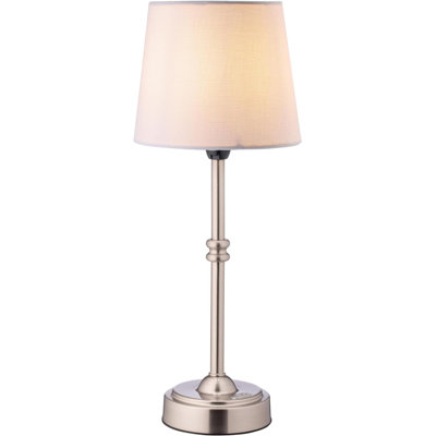 Demetrish Cordless LED Table Lamp with Dimmer, Built-in Rechargeable Battery, 3-Level Brightness, Patio Table Lamp, Bedside Night Lamp, Ambient Light for Restaurant