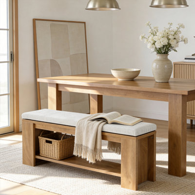 47-Inch Upholstered Dining Bench
