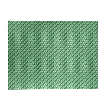 Tapis en losanges rétro forest