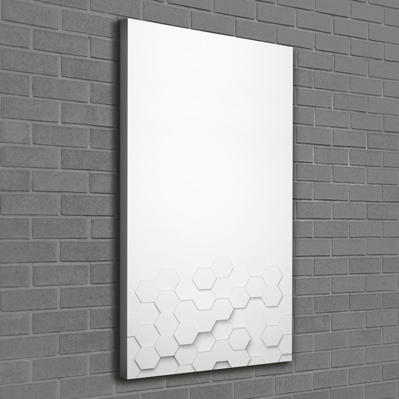 Hexagons Background - Wrapped Canvas Print