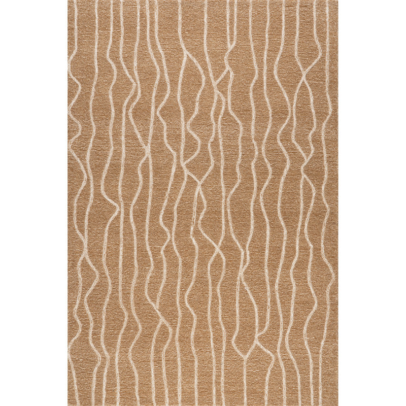  Tapis abstrait en laine Mana, Rectangle 4 pi x 6 pi