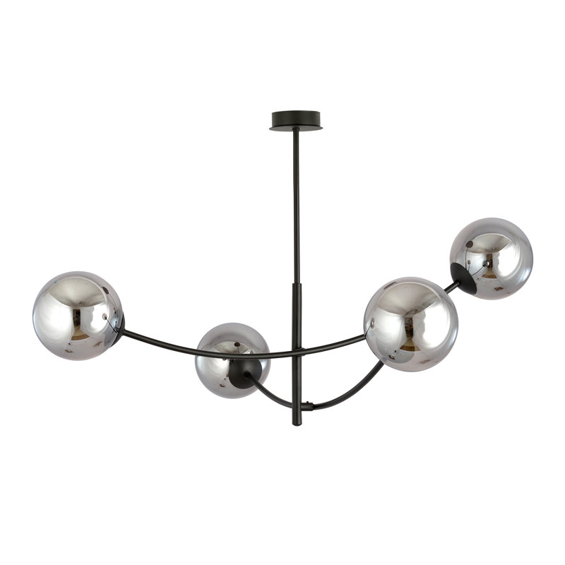 4 - Light Sputnik Chandelier, Graphite