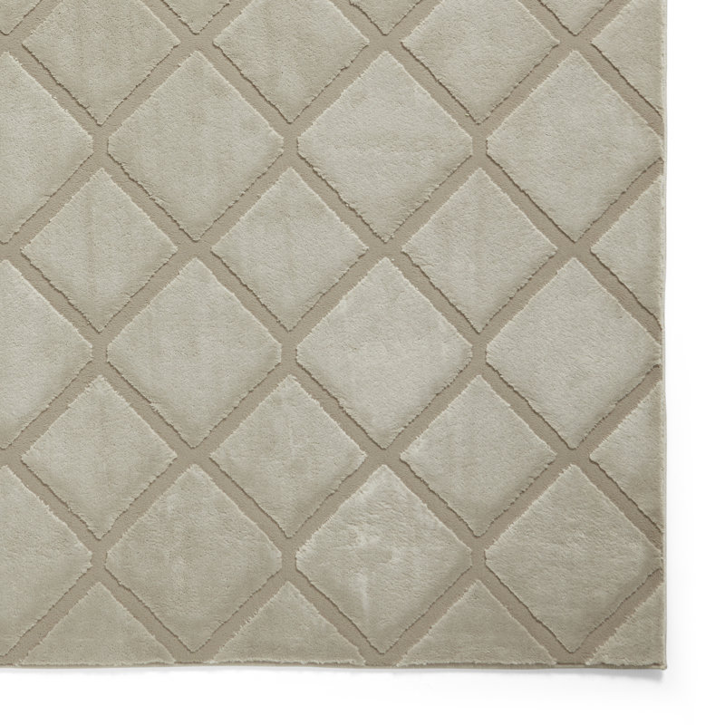 CL - Cosy Diamond Natural - 160 x 230, Rectangle 160 x 230 cm