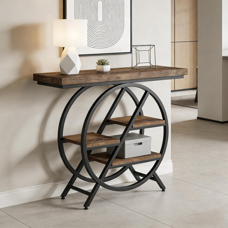 Table de couloir, console chic, table de vestibule fonctionnelle
