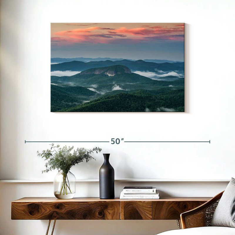Kerrick Misty Blue Ridge Mountains, H 24 po x l 36 po
