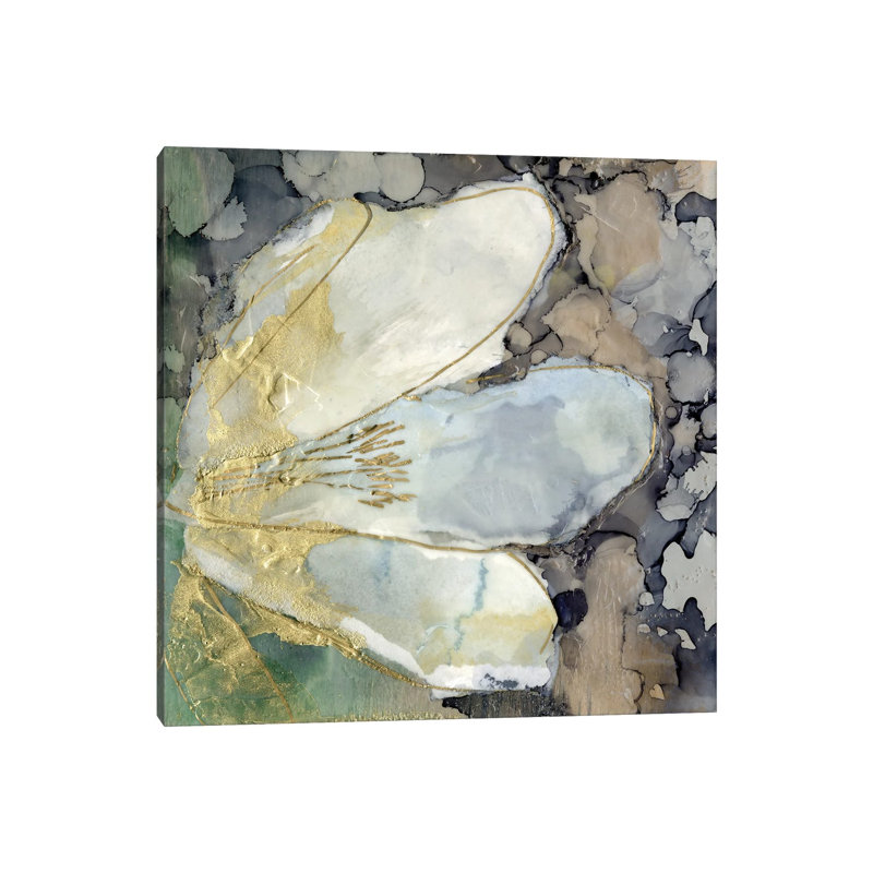 Abstracted Lily II 1 Piece Wrapped Canvas Painting, 93.98 cm H x 93.98 cm W