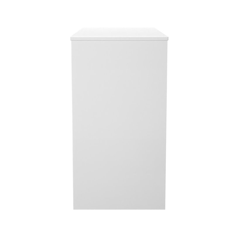 Berklie 3 Drawer Vanity (Ready Assembled), Deep Black/White