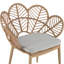 Chaise d'extérieur en forme de paon en osier, faux rotin, ensemble de 2