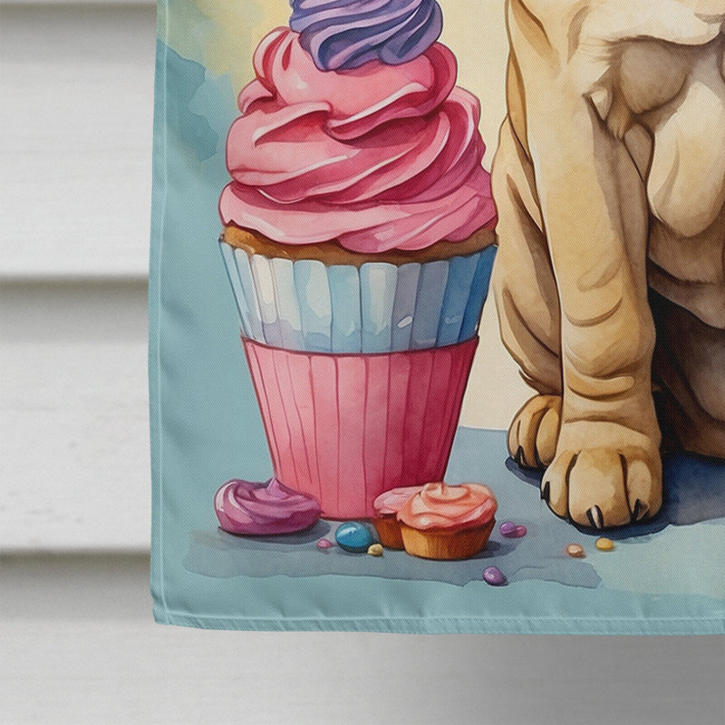 Drapeau «Happy Birthday House», Shar Pei