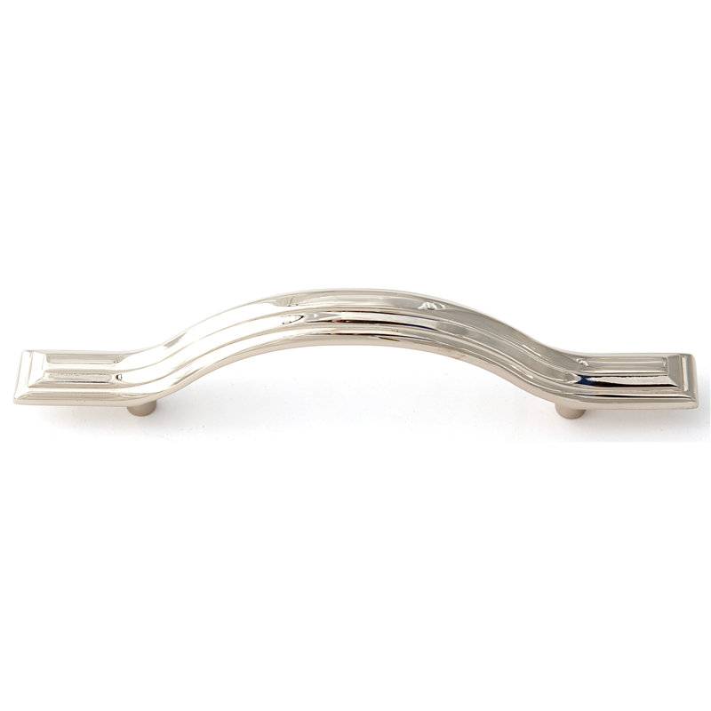 Geometric Arch Pull, Polished Nickel