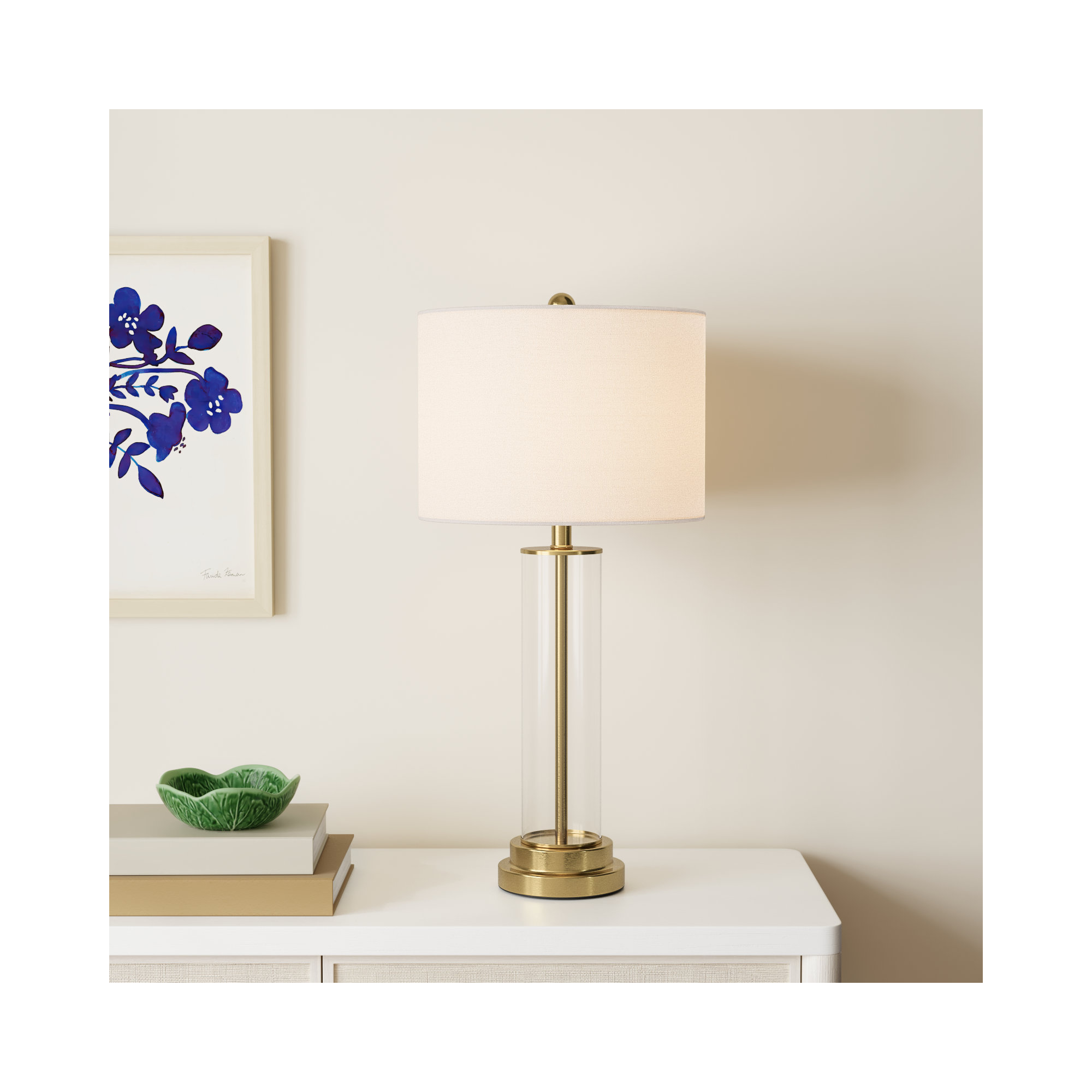 29.25" Standard Table Lamp, Gold