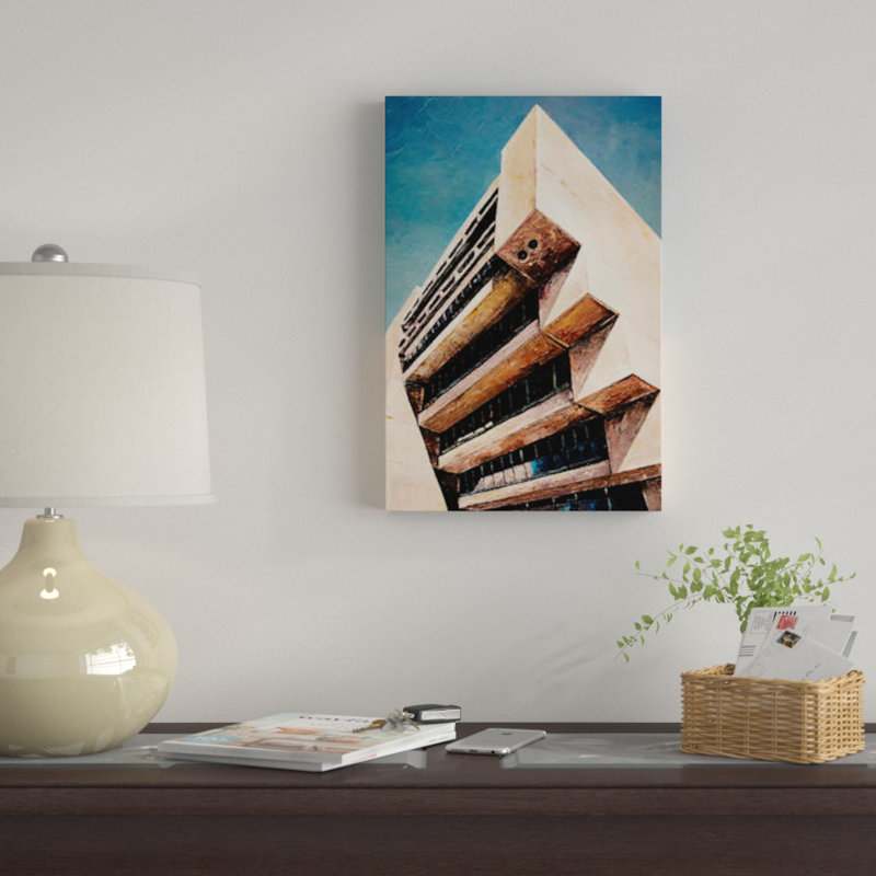 « dallas city », reproduction d’impression sur toile, H 26 po x l 18 po x P 1,5 po, Toile tendue, Pas de tapis