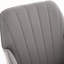 Chaise de bureau ajustable - Velours gris, ergonomique pour un confort accru. Sa conception en velours ergonomique rehausse votre image professionnelle.