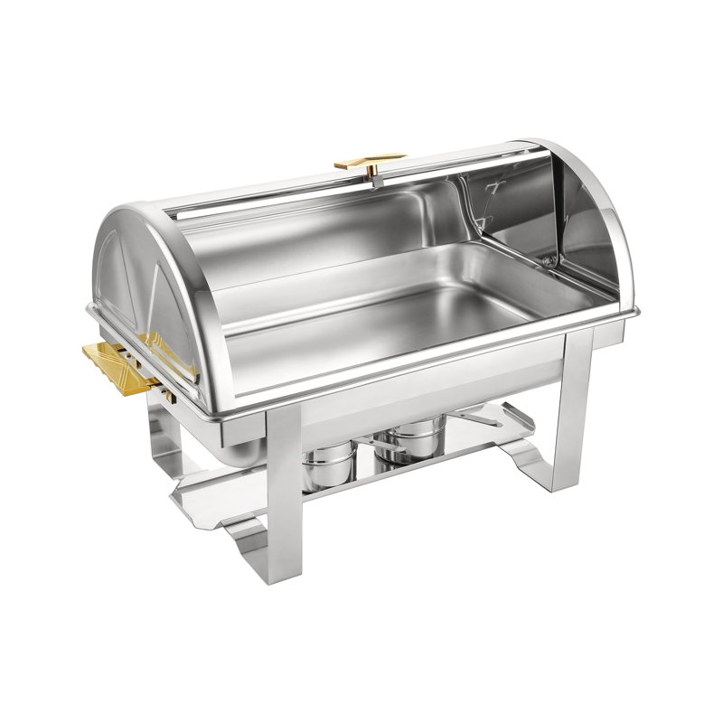 CAC Stainless Oasis Chafer Full Size 8QT