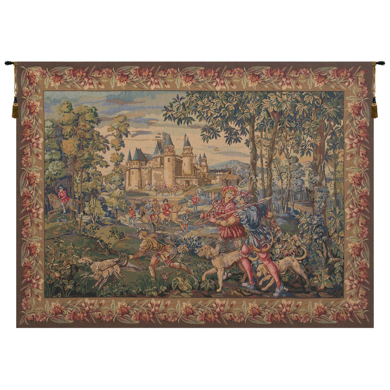 La Chasse  Tapestry Wall Art, 33" H x 45" W