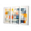 Multicolore cubes motifs IV - art mural géométrique-979898212-979898210