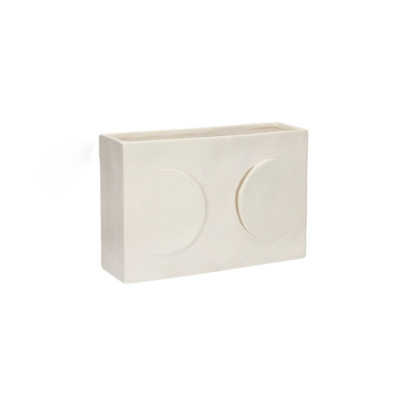 Alexes Eclipse Wall Lamp Stoneware Lg White