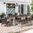 Lebo Rectangular 6 - Person 71" Long Dining Set with Cushions-28014470