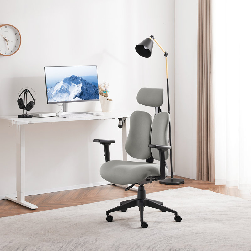 Abha Mesh Office Chair, Gray