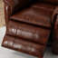 Fauteuil inclinable et oscillant Global Home avec repose-pieds manuel Cognac Brésil