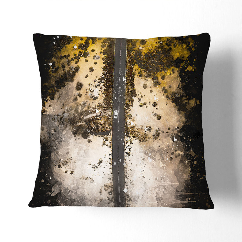 Square Throw Cushion, 55cm H x 55cm W x 20cm D, White