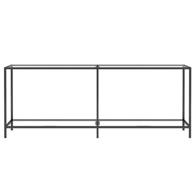 Hannmeike Glass Top Console Table