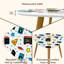 Ensemble de 2 tables basses gigognes Triangle