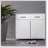Two door Side Table-White
