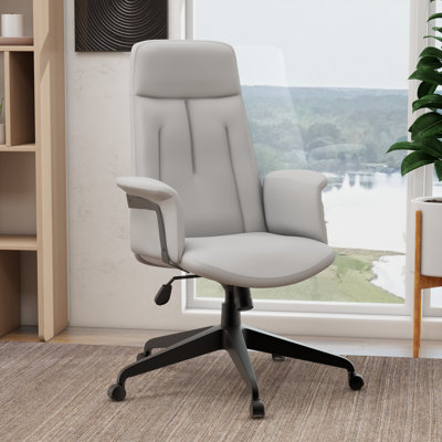 Fauteuil de bureau en cuir Philander