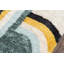 Tapis jaune / ivoire / vert viridian touffeté à la main Alstrom-20383394