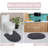 Lona Double Ruffle 100% Cotton Bath Rugs (Set of 3)-1436798194
