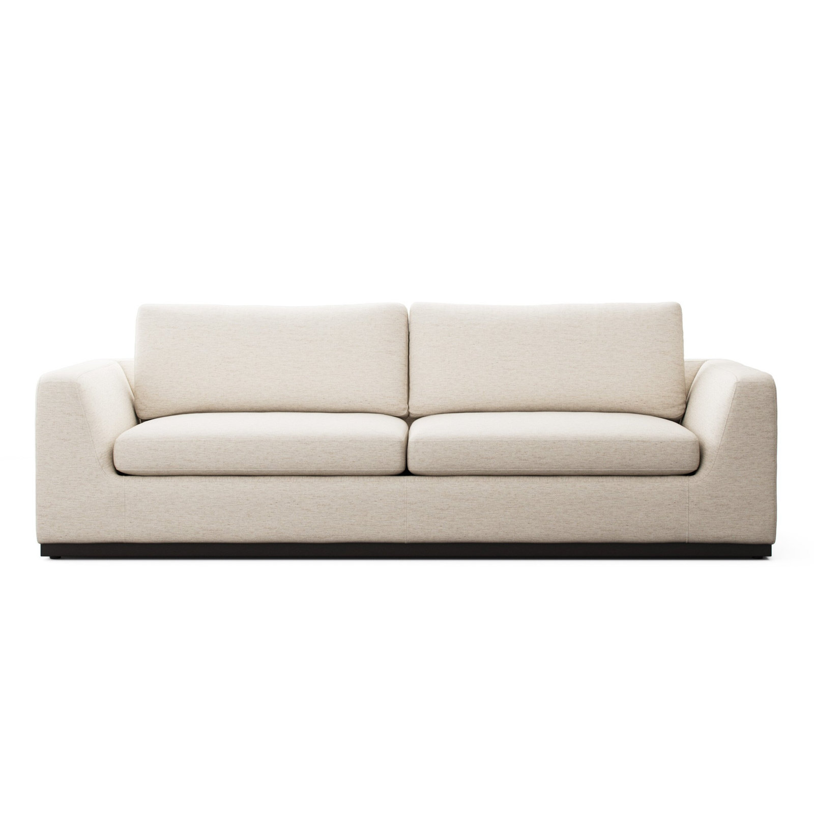 Berger 98'' Upholstered Sofa, Crypton Nomad Snow